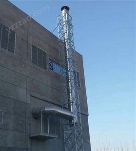 铁塔厂家 锅炉不锈钢烟囱塔 排烟烟道 火炬塔加工制作安装